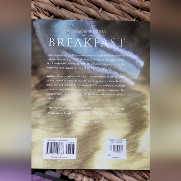 William Sonoma BREAKFAST cookbook - Picture 2 of 4